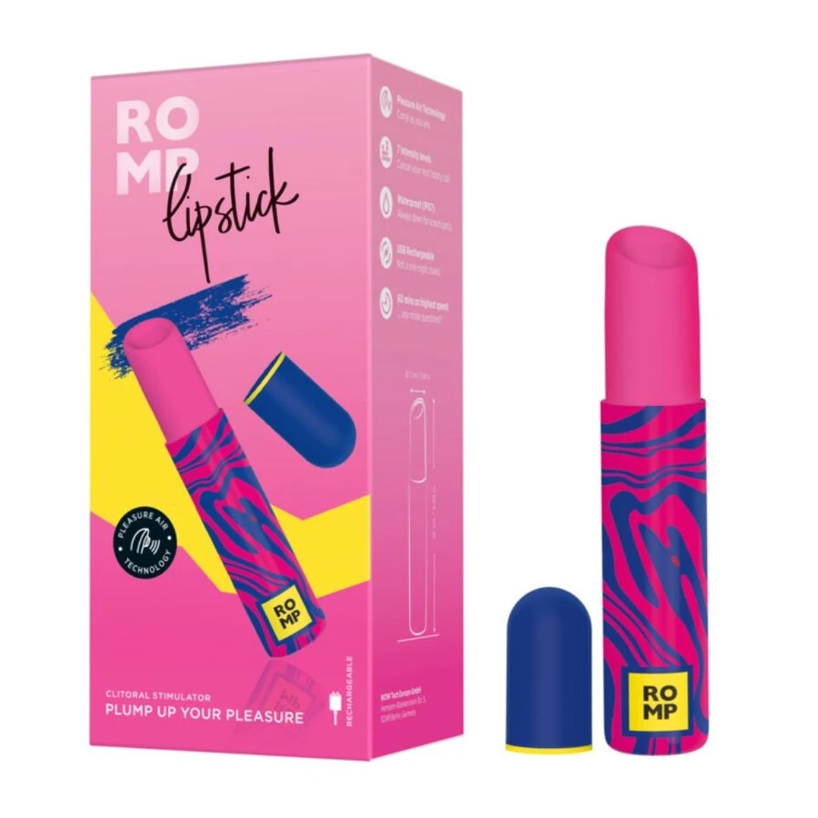ROMP  KLITORALSTIMULIERENDER LIPPENSTIFT MIT 7 STUFEN